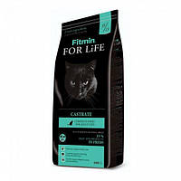 Полноценный корм для стерилизованных котов Fitmin For Life Castrate 0.4 кг