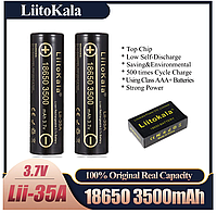 Литий-ионный аккумулятор LiitoKala Lii-35A 18650 3500mAh 3.7V перезаряжаемая батарея 10A оригинал