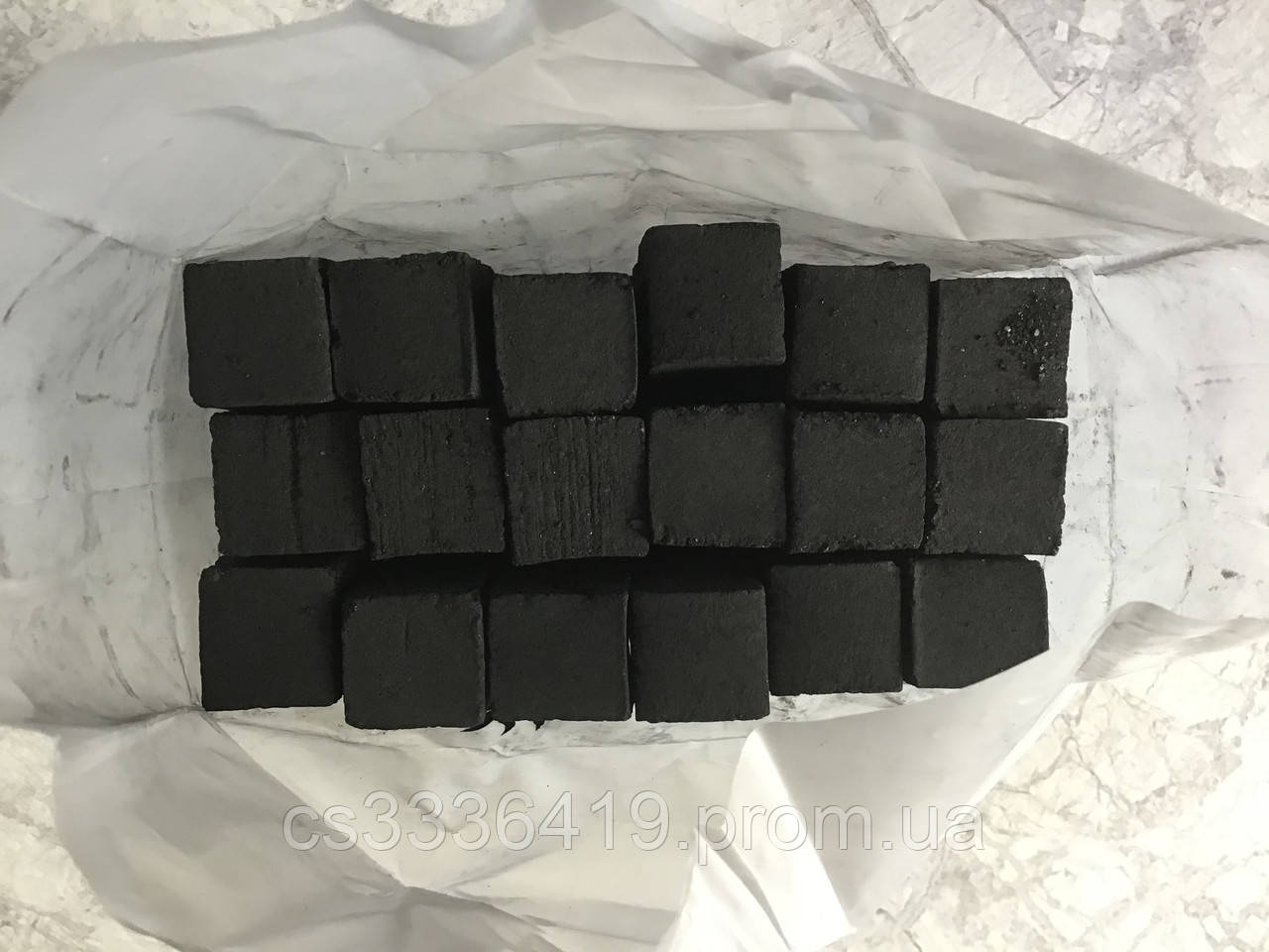 Уголь для кальяна 1 кг кокосовий Phoenix (без коробки) - фото 3 - id-p1424944008