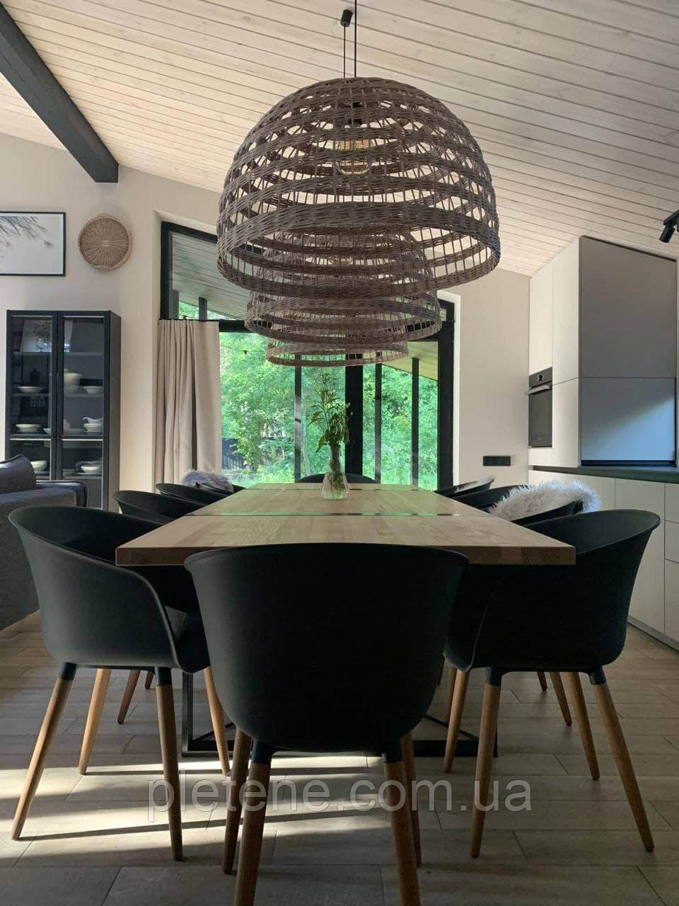 Абажур з лози, фото 1