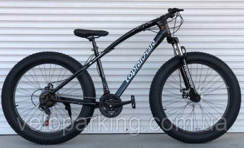 Позашляховик фетбайк 26/4.0 Jaguar (fatbike) з амортизатором велосипед 2023 Stl фетбайк Toprider