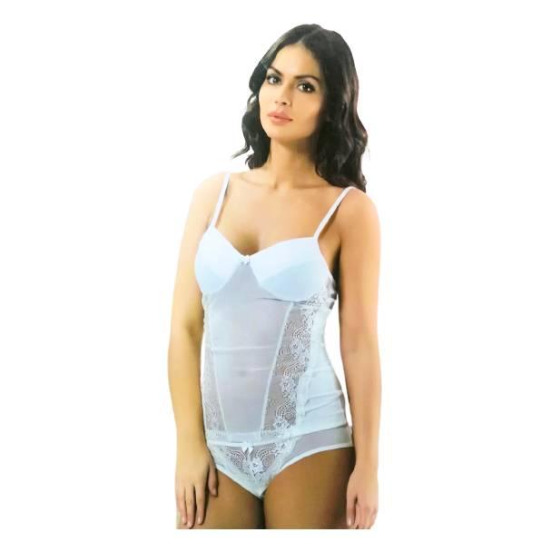 Жіноча спідня білизна майка та трусики з мереживом, розмір XL48-50 Maranda lingerie 677