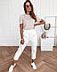 Костюм жіночі штани та футболка тельняшка в смужку віскоза, фото 4