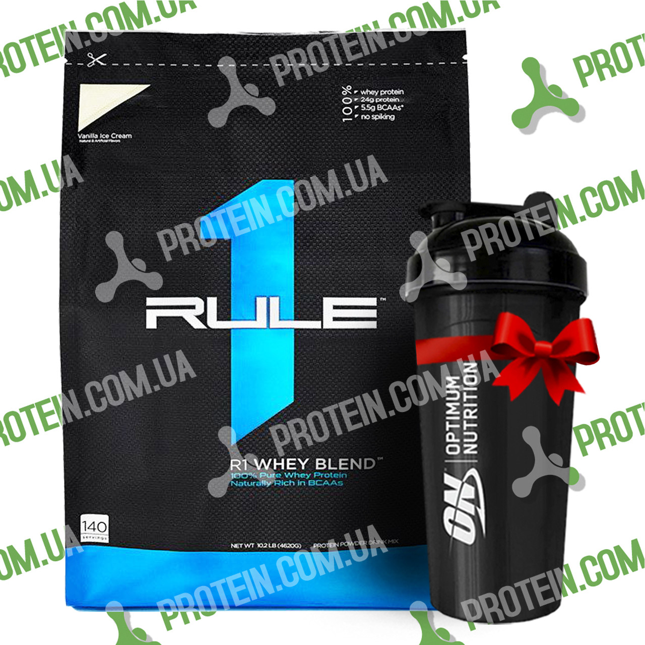Протеїн Rule1 Whey Blend 4.7 кг шоколадна помадка, фото 1