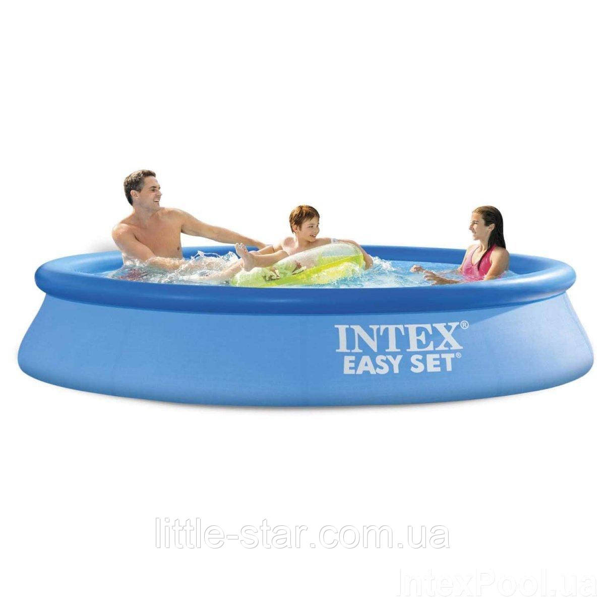 Сімейний надувний басейн Intex 28116, 305*61 см, 3077 л, наливний