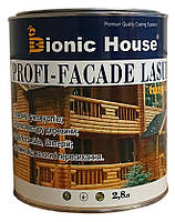 Фасадна фарба-просочення для дерева "Bionic House" з тунговою олією 2,8 л