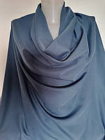 Синій теплий Плавальний Блузковий Тканина Відріз на платті на блузку 1,5 м на 1,5 м Шовк