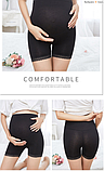 Труси розмір М, Л бандаж-шорти з високою посадкою для вагітних жінок чорні, фото 2