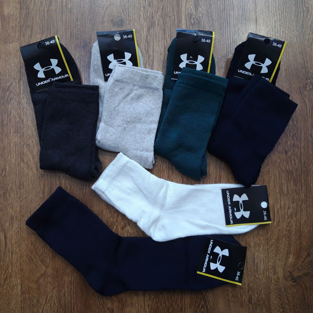 Шкарпетки жіночі махрові у стилі"UNDER ARMOUR W" Туреччина 36-40