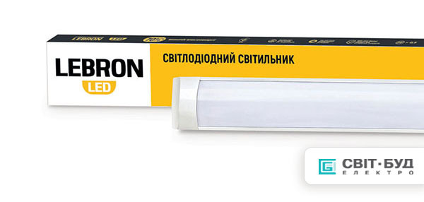 LED світильник Lebron L-Т8-LP, 18W, 600мм, 4000K, 1350Lm, кут 140 °