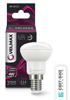 LED лампа Velmax V-R39, 4W, E14, 4100K, 320Lm, кут 120 °