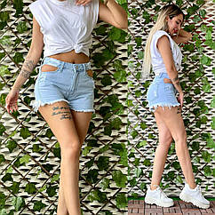 Шорти жіночі джинсові рвані молодіжні стильні міські новинка літо-весна