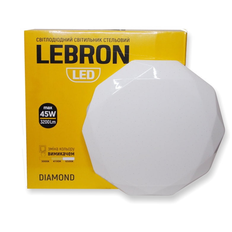 SMART-світильник настінно-стельовий Lebron L-CL-Diamond, фото 1
