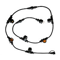 Светильник (гирлянда) из кабеля и цоколей VELMAX, 5м, 10шт-Е27