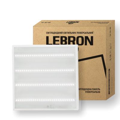 LED світильник Lebron L-LPU-Prismatic, 36W, універсальний, 595 * 595mm, 6200K, 3000Lm, 4шт