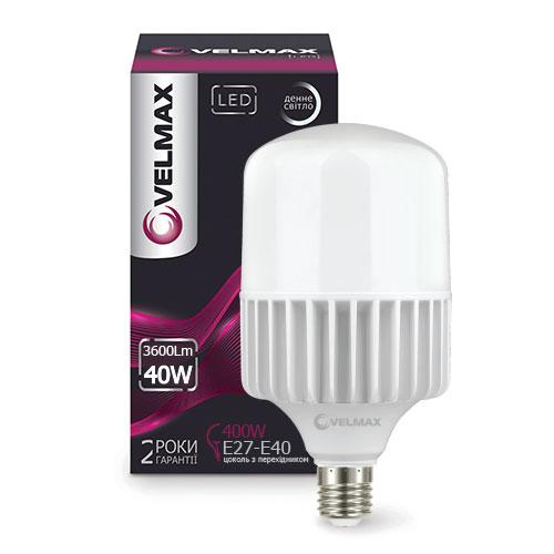LED лампа VELMAX V-A145, 100W, E40, 6500K, 9000Lm