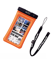 Водонепроницаемый чехол WK Design Ledive Waterproof Bag (WT-Q01) универсальный Orange