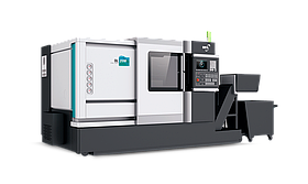 Токарний верстат з похилим станиною серії DL Максимальний діаметр обробки 440 мм Кут нахилу станини 45 гр