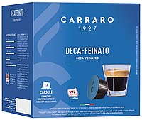 Кава в капсулах Дольче Густо - Carraro Decaffeinnato Dolce Gusto (16 капсул = 16 порцій)