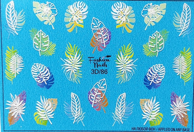 Слайдер 3D для дизайну на нігтях 086