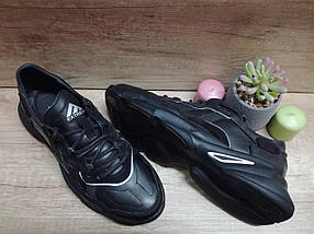 Чорні чоловічі кросівки з натуральної шкіри ТМ EXTREM 2007/190 Харків, фото 3