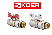 Кран с американкой Koer 1/2” "антипротечка" KR.227.W-Gi  (Чехия)