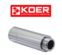 Удлинитель 1/2"-10мм ХРОМ. KOER KF.E06-10.CHR (Чехия)