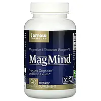 Jarrow Formulas, MagMind, L-треонат магния 90 вегетарианских капсул