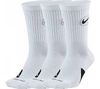Носки баскетбольные Nike Everyday Crew Basketball Socks 3 пары белые (DA2123-100)