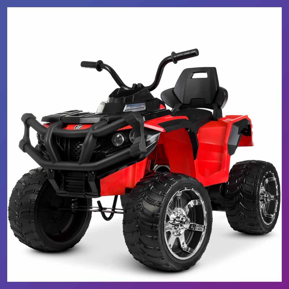 Дитячий електро квадроцикл на акумуляторі Bambi M 4266 для дітей 3-8 років червоний
