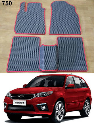 Килимки ЕВА в салон Chery Tiggo 3 '14-, фото 1