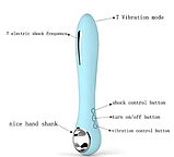 Стимулюючий комбінований вібратор,інтимні вібро іграшки, фото 5