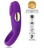 Вібро кільце з шипами, насадка з вібрацією на член, інтимні іграшки стимулятори, фото 8