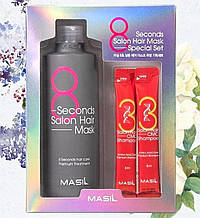 Набір для догляду за волоссям Masil 8 Seconds Salon Hair Set (mask/350ml + shm/2*8ml)