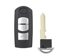 Корпус смарт ключа для Mazda 3 кнопки