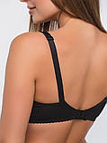 Бюстгальтер для годуючих мам безшовний чорний з формованою чашкою 75D, фото 5