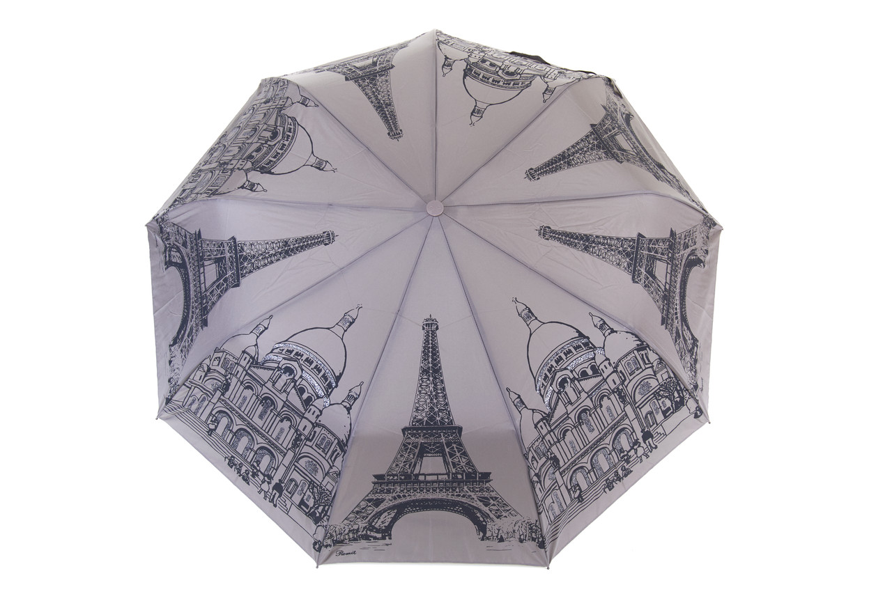 Стильный однотонный женский зонт с архитектурой (ID#1429042266), цена ...