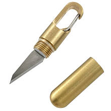 Латунний ніж-капсула YYEDC Bomb Knife
