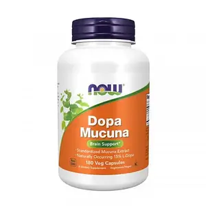 Мукуна пекуча Now Foods DOPA Mucuna 180 veg caps