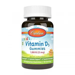 Вітамін Д3 для маленьких дітей Carlson Labs Kid's Vitamin D3 Gummies 1000 IU (25 mcg)