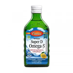 Вітамін Д з Омега-3 Carlson Labs Super D Omega 3 250 ml
