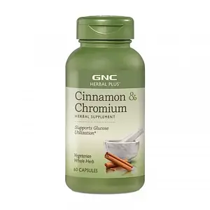 Кориця з хромом GNC Cinnamon & Chromium 60 caps