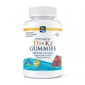 Вітамін Д3 та К2 Nordic Naturals Vitamin D3 + K2 Gummies 1000 IU/45 mcg 60 gummies