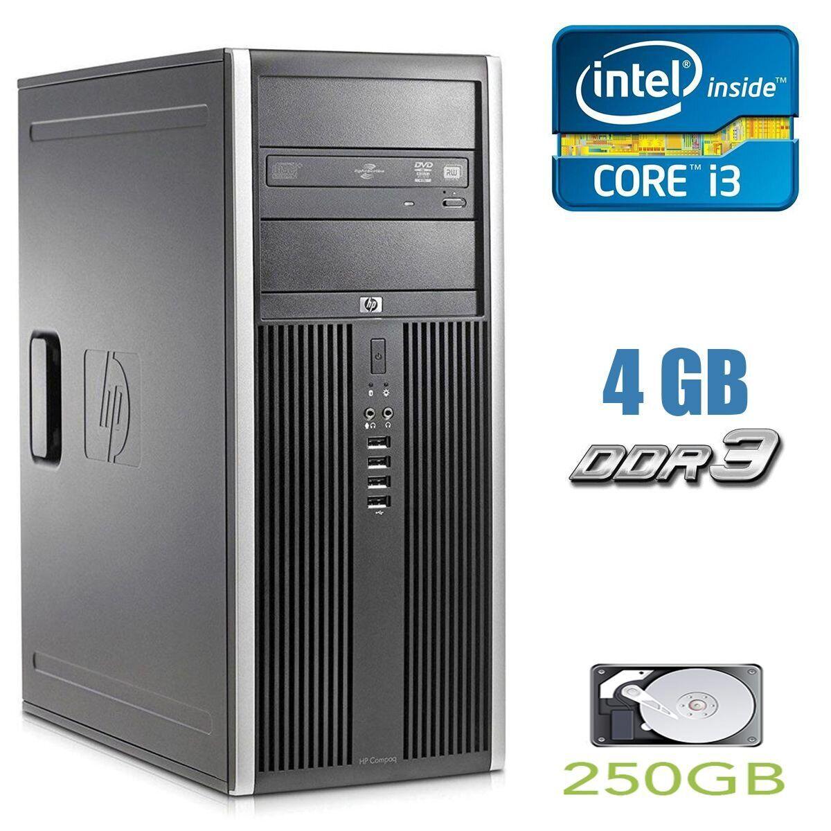 Системний блок HP Compaq Elite 8100 MT / Intel Core i3-530 (2 (4) ядра по 2.93 GHz) / 4GB DDR3 / 500GB HDD