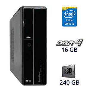 Комп'ютер LogicPower / Core i5-7400 4ядра 3.0-3.5 GHz / 16GB DDR4 / 240GB SSD M. 2 Evo / Gigabyte GA-B250-D3H / 400W, фото 1