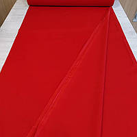 Турецька натуральна тканина поплін однотонна червона 100% бавовна для пошиття постільної білизни