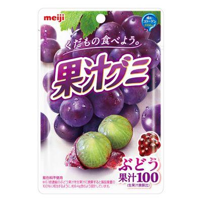Meiji Juice Gumi Конфети жувальні з натуральним виноградним соком, 51 г