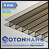Стільниковий полікарбонат Soton Nano 8 мм Бронзовий, фото 3