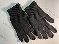 Перчатки черные вязание