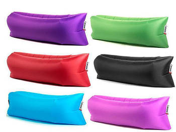 Ламзак надувний безкамерний 240х70/ Повітряний лежак-матрац для відпочинку